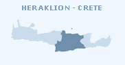 Map of Heraklion, Crete